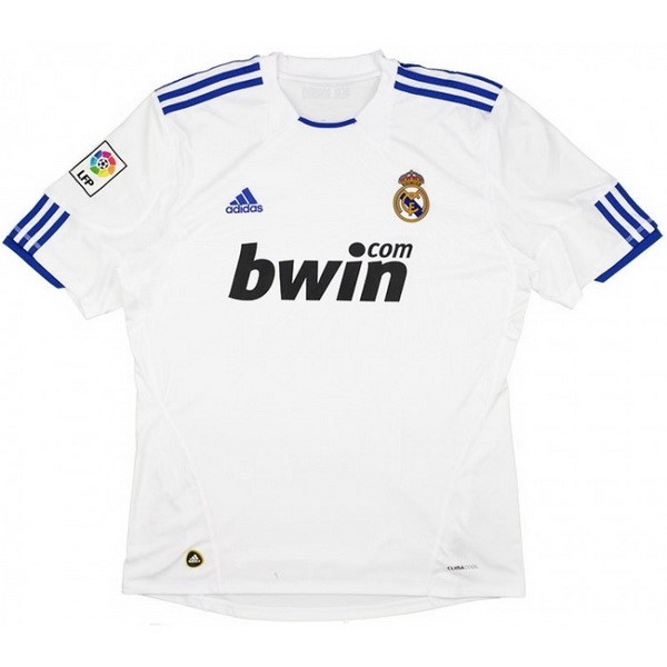 Tailandia Camiseta Real Madrid 1ª Kit Retro 2010 2011 Blanco
